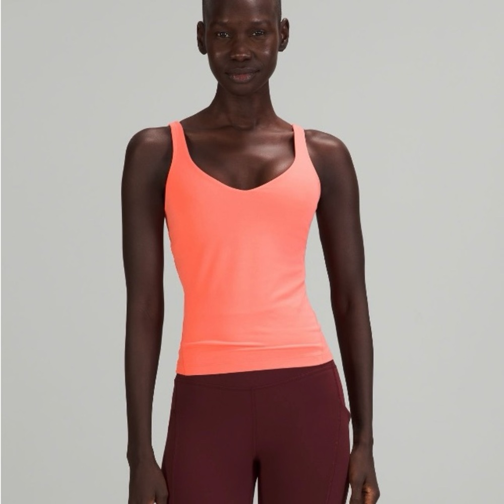 Lululemon Athletica Vibrant Orange Tank Top